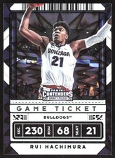 4300J 2020 Contenders Draft Picks #33b Rui Hachimura Game Ticket Green Explosion