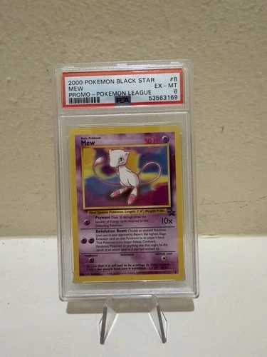 Pokémon Black Star Promo Card #8 Mew PSA 6