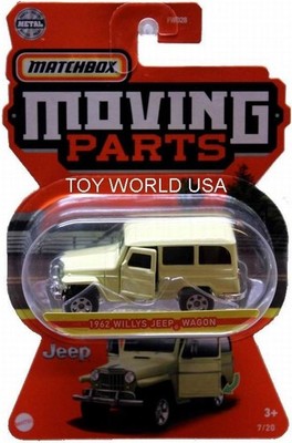 2021 Matchbox Moving Parts #7 '62 Jeep Willys Wagon