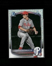 2025 Bowman Draft #BDC-80 Cade Obermueller Chrome Mojo Refractor 1st A21