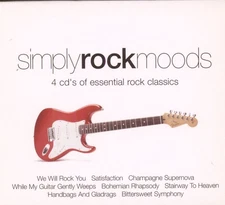 Various Artists Simply Rock Moods - 4 Cd's of Essential Rock Classics CD set UK