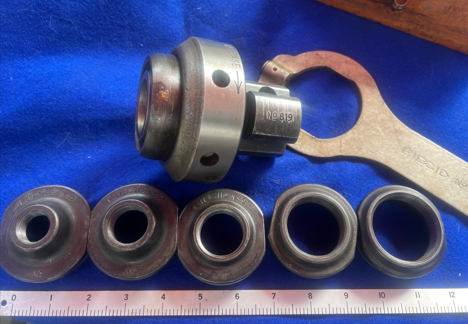 Ridgid 819 Nipple Chuck 1/2” - 1 1/2” Free Shipping