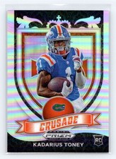 2021 Panini Prizm Draft Picks #176 Kadarius Toney Silver RC Florida Gators