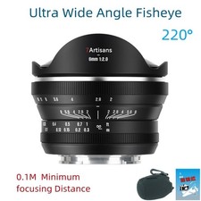 7artisans 6mm F2.0 Large Aperture Ultra Wide 220� Fisheye Lens for Fuji X Camera