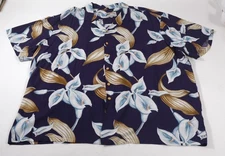 Paradise Found Calla Lily Purple Hawaiian Shirt Men's Size 4xl