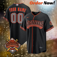 Custom Giants Black 2026  Los Gigantes  Stitched Jersey All Sizes