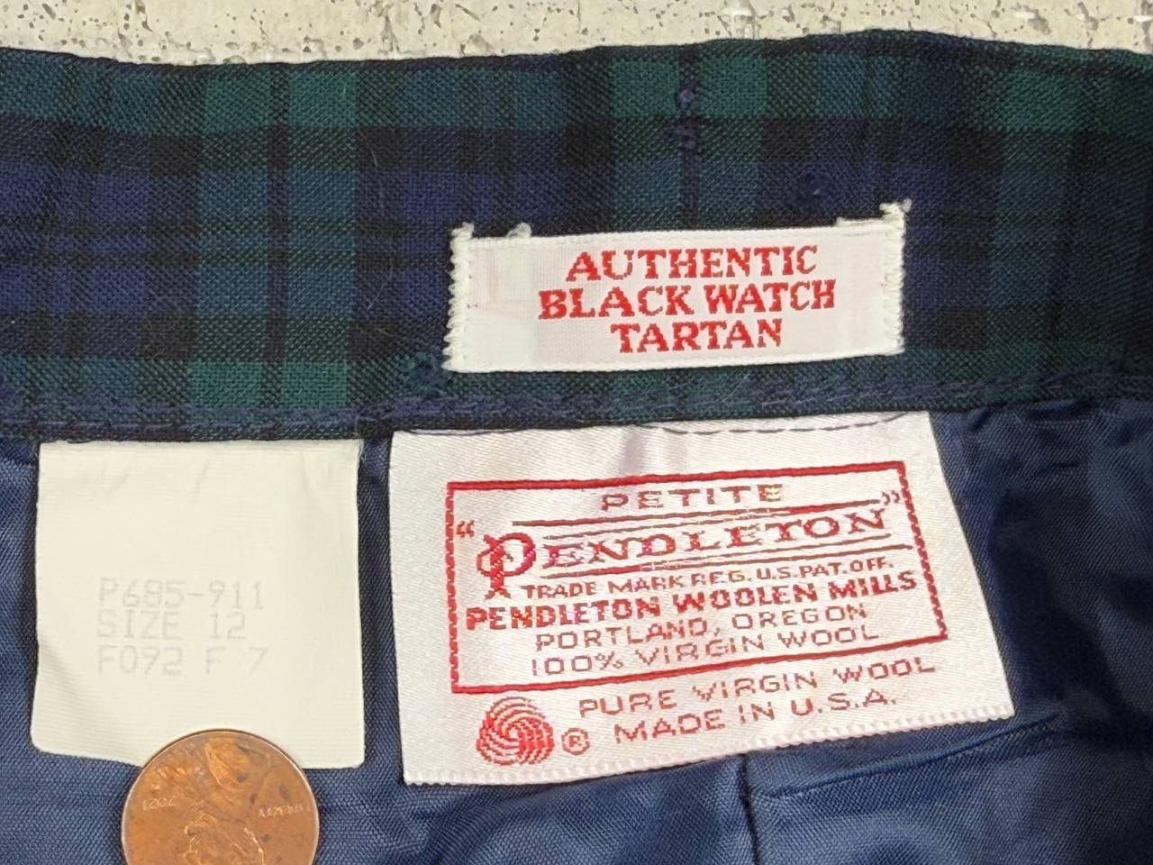 Vintage Pendleton Authentic Black Watch Tartan Pl… - image 3