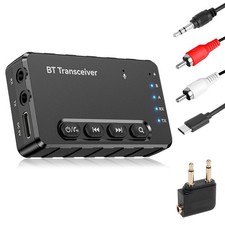 Bluetooth Transmitter Receiver aptX Adaptive/Low Latency/HD Bluetooth Adapter...