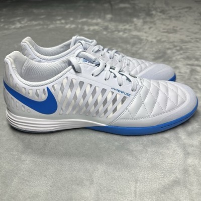 Nike Lunar Gato 2 IC Indoor Soccer Shoes Football Grey Light Photo Blue Mens 11