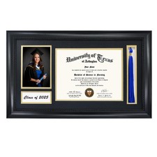 Class of 2025 Diploma Frame with Tassel Holder for 8.5x11 Certificate and 5x7...