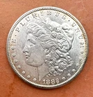 sharp 1882-S Morgan Silver Dollar Estate Fresh Original Silver Better Detail