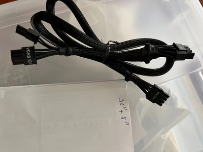 Evga Supernova 8 pin to dual 8 pin PCI express VIDEO CARD Power CABLE ,Original