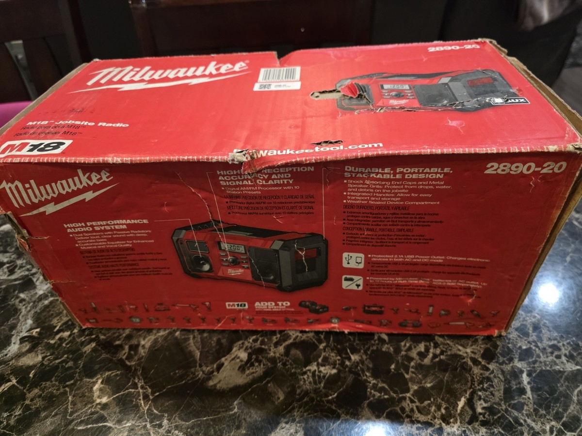 Milwaukee M18 18V Heavy-Duty Jobsite Radio - 289020 for sale
