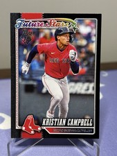 Kristian Campbell Black /75 2026 Topps Series 1 Future Stars #125