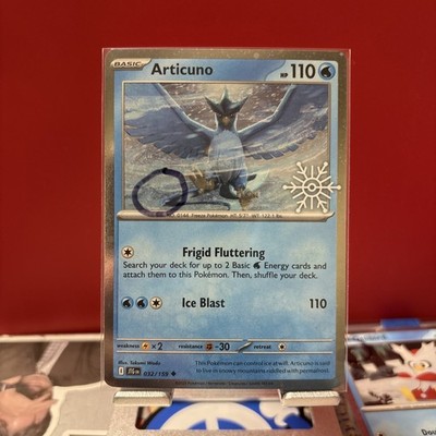Pokémon Articuno 032/159 Stamped with SWIRL | Holiday Calendar 2025 