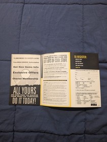 Batman Returns Sega CD (1993) - Disk In Case & Manual