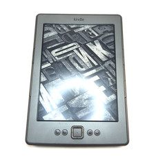 Amazon Kindle Touch 4th Generation D01100  4GB Wi-Fi 6" Silver  Tested Works