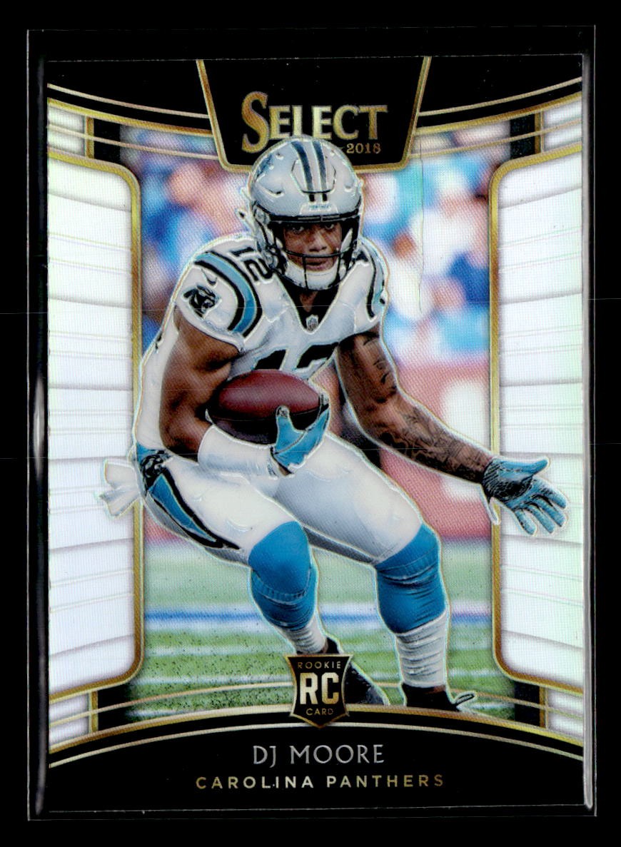 2018 Panini Select #84 DJ Moore Silver Prizm Rookie RC