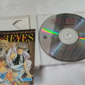 SEGA 3x3 Eyes Seima Densetsu Mega CD Soundtrack Set Japan Import NTSC-J CIB Obi