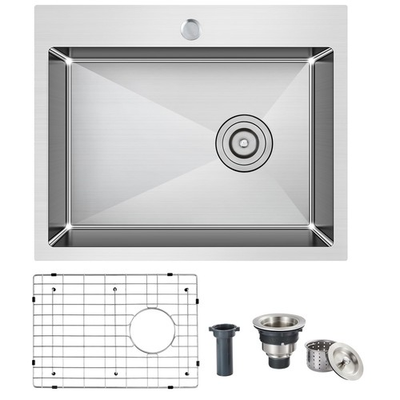 #ad #ad Kitchen Sink 22 x 18 Inch Drop in Sink 304 Stainless Steel Kitchen Sink Ce... $246.13