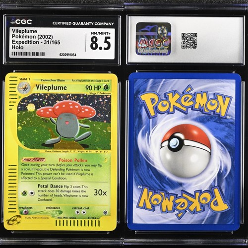 Vileplume graded CGC 8.5 for sale on eBay