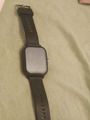 Smart Watch Y13 Touch, Silikonarmband in Schwarz