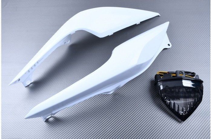 Coque arrière ABS à peindre et feu teinté étanche pour Honda CBR 600FA