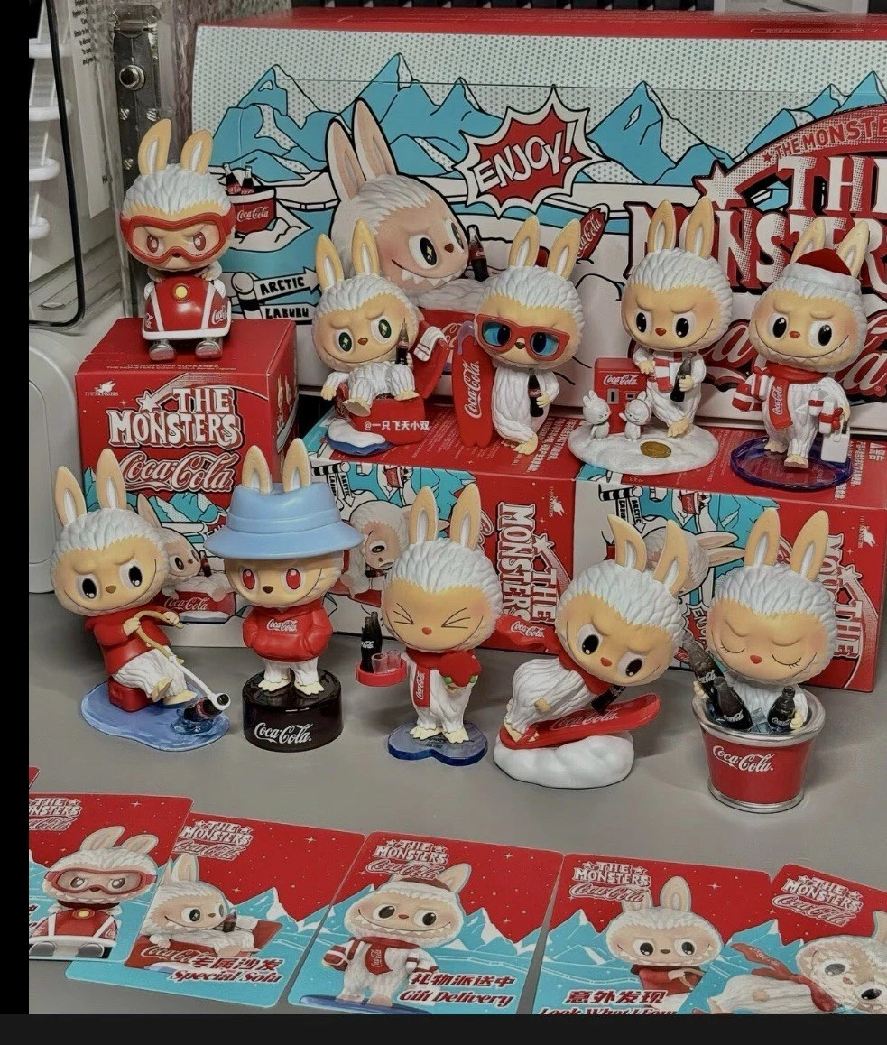POP MART Labubu × Coca-Cola フィギュア 2種類セット Pop Mart Labubu the Monsters Coca-Cola Vinyl Figures Series Blind
