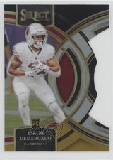 2023 Panini Select Premier Level Black & Gold Prizm Die-Cut Emari Demercado 1ga9