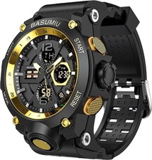 Mens Sports Wrist Watches Analog Digital Tactical Military Watch Waterproof...