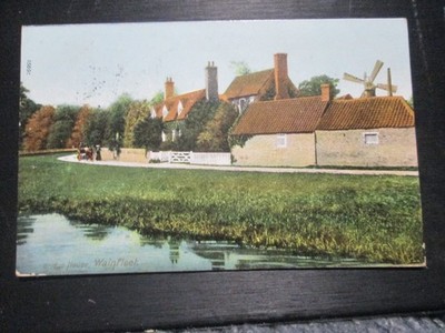 AK Brückenhaus, Wainfleet (veröffentlicht 1909) zeigt Windmühle