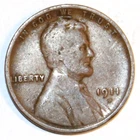 1911-D Lincoln Cent - Very Good - #1698E FREE SHIPPING