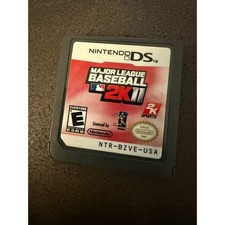 Major League Baseball 2K11 Nintendo DS MLB 2K11 NTR-BZVE-USA Authentic Cartridge