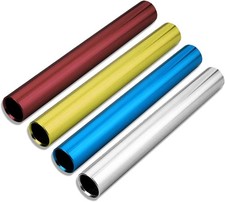 Aluminum Track Field Relay Batons, Race Equipments for Running Race Team