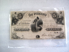 1852 Hungary Finance Ministry 5 Forint P-S143r1  Gem UNC Remainder