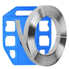 304 Stainless Steel Strapping Band Coil - 1/2" X 95' Roll, Packing Tensioner Str