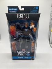 2019 MARVEL LEGENDS SUPER SKRULL BAF SERIES FANTASTIC FOUR HUMAN TORCH 6    FIGURE