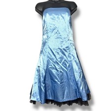 Jessica McClintock Gunne Sax Prom Dress Strapless Gown Babydoll Corset Y2k Sz 9