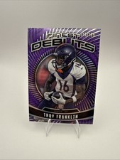 Troy Franklin #/125 Finest Debuts Purple Refractor 2024 Topps Finest
