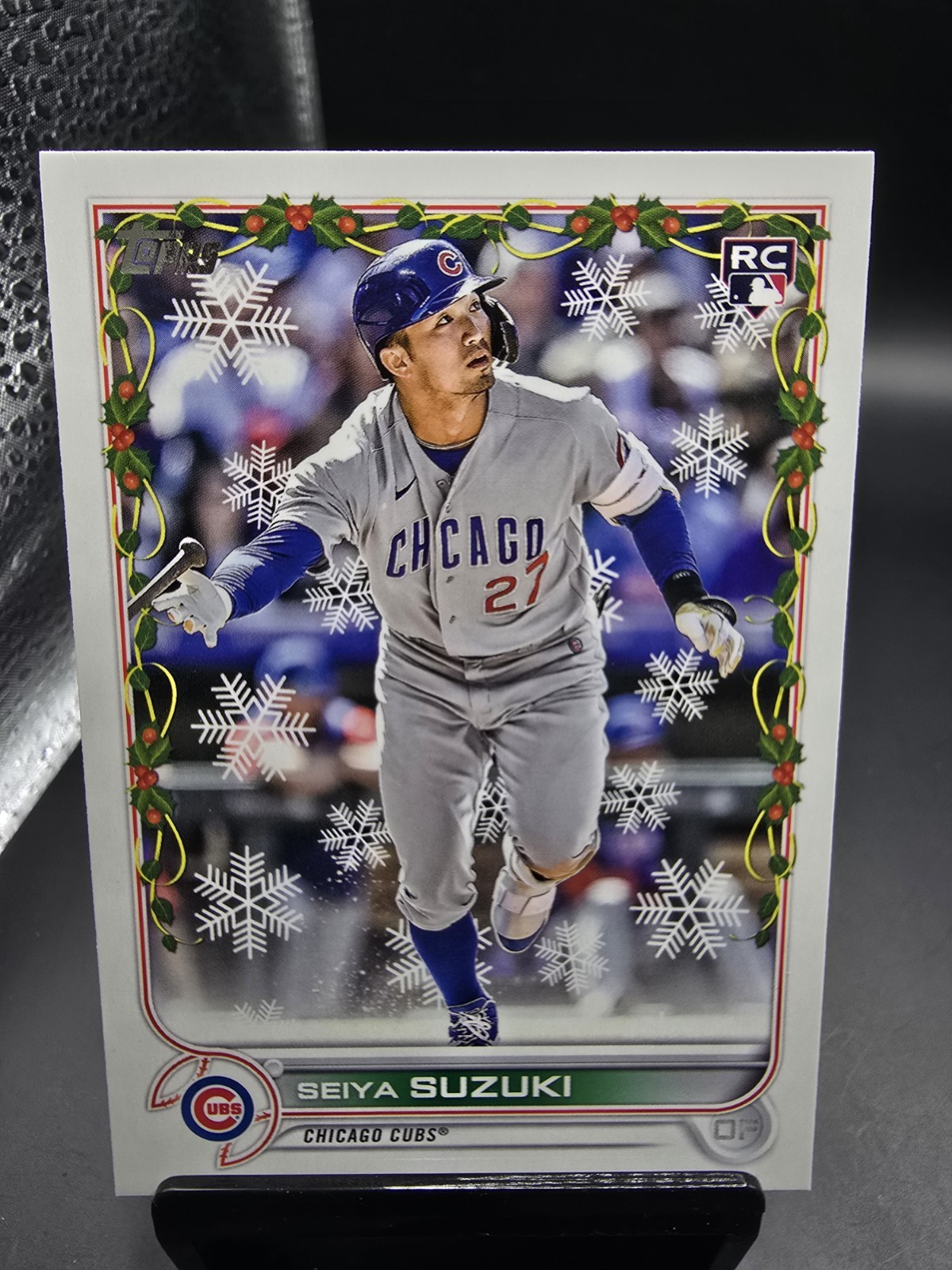 2022 Topps Holiday Seiya Suzuki Metallic #HW177 Rookie RC - Chicago Cubs 