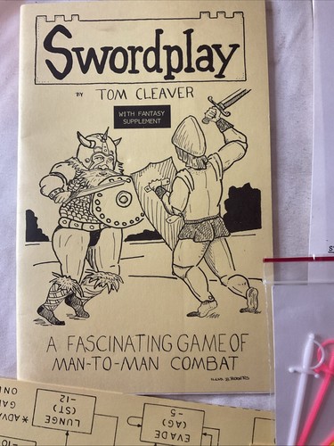 Swordplay Man To Man Kampfspiel mit Fantasy Ergänzung Tom Cleaver KOMPLETT - Bild 3 von 7