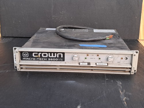 Crown Macro-Tech 3600VZ 2-Channel Power Amplifier