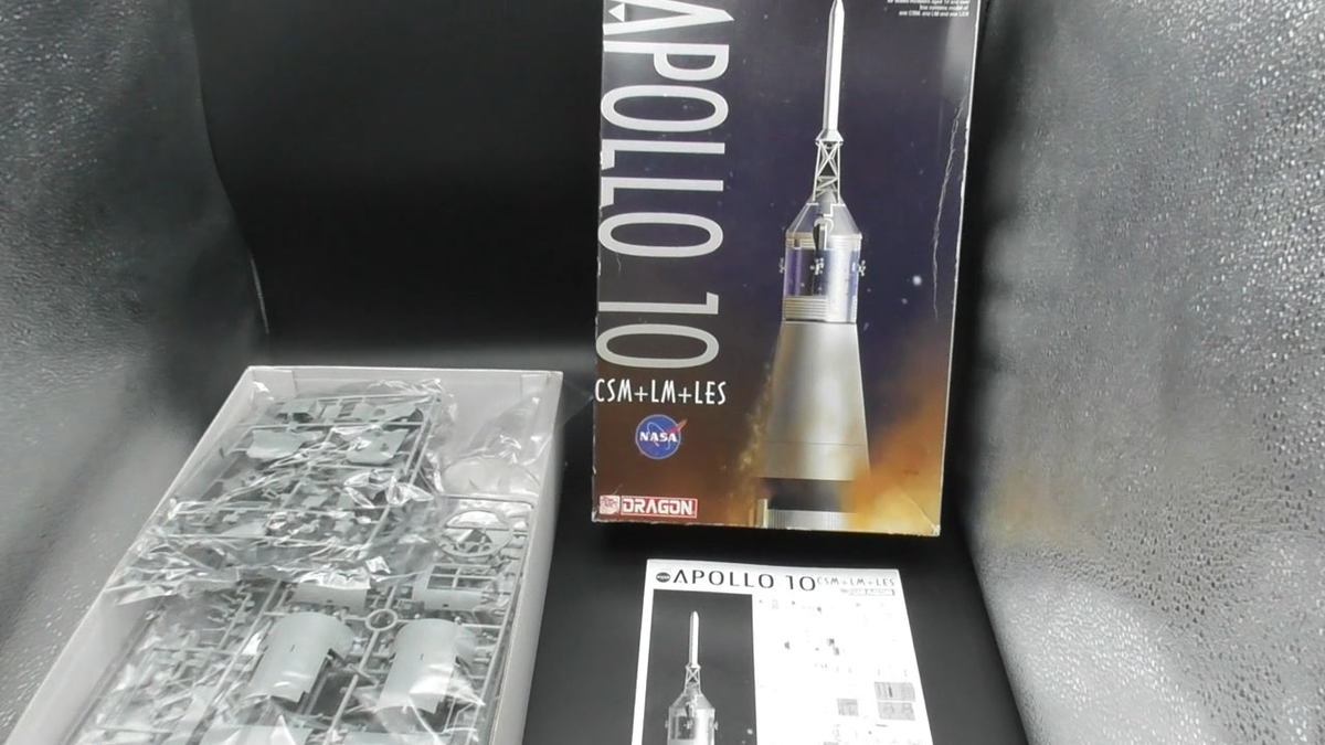 SPACE DESIGN SERIES 全10巻セット Dragon Apollo 10 1/72 CSM LM LES Model Kit Sealed Rare NASA
