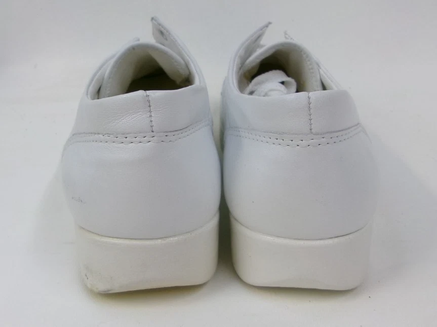 Zapatos de Trabajo Nurse Mates 5514 Cuero Blanco EE. UU. Talla 7 Usados en Excelente Condición Foto 4 de 4