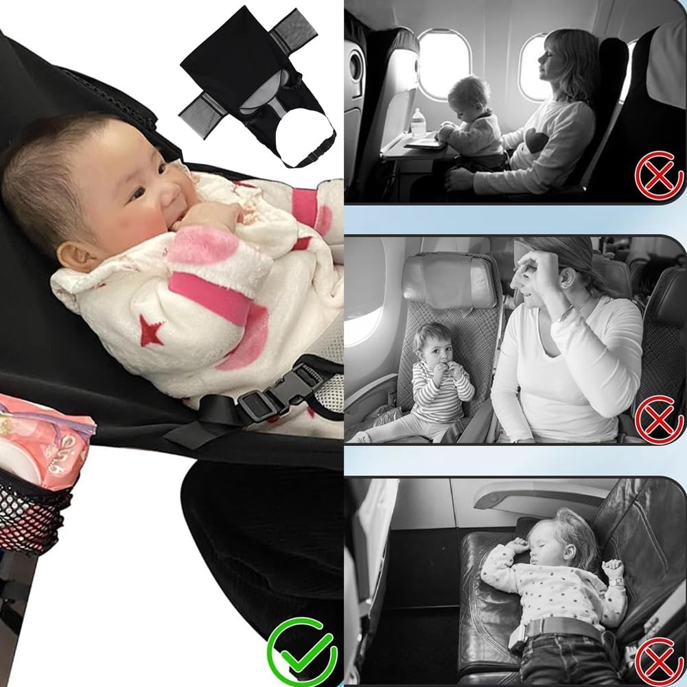 MEZHEN Lettino Viaggio Bambini per Aereo Culla da Viaggio Neonato Portatile foto 4
