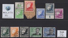 WC1_10337. GERMANY. 1934 FERDINAND VON ZEPPELIN.  Scott C46-C56. Used