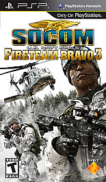 SOCOM US Navy SEALs: Fireteam Bravo 3 PSP (Brand New Factory Sealed US Version)