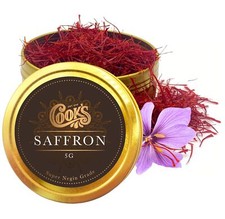 Cook  s, Premium Negin Grade Saffron Threads, Premium Dark Red Saffron, 5 Grams