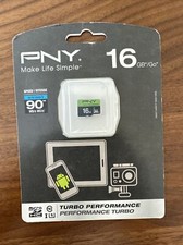 PNY Turbo Performance 16GB High Speed MicroSDHC Class 10 UHS-I P-SDU16GU190G-GE