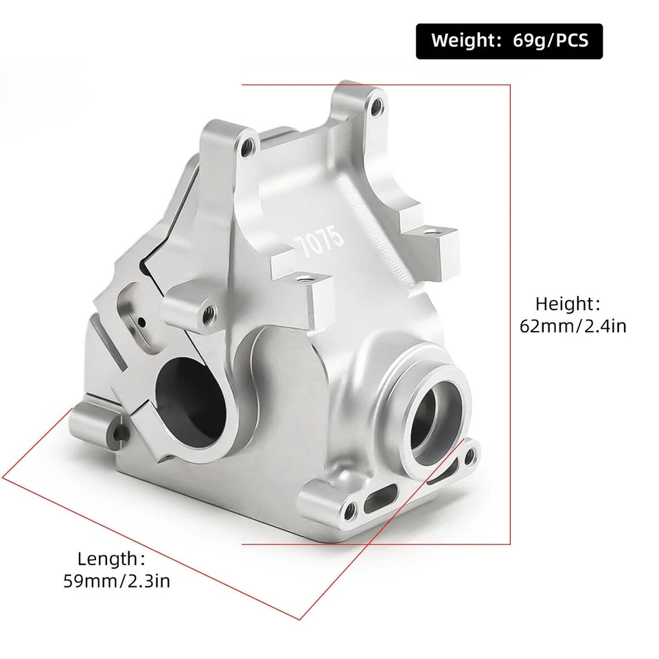Aluminium Housing Gearbox For Arrma 1/8 6S Kraton Typhon Infraction Limitless RC - Image 3 of 4